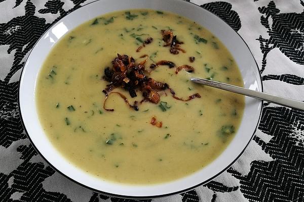 Wild Garlic and Potato Soup