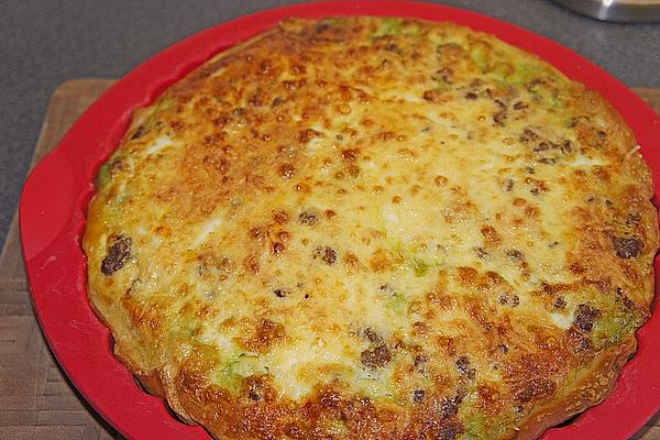 Wild Garlic Quiche with Sheep Cheese