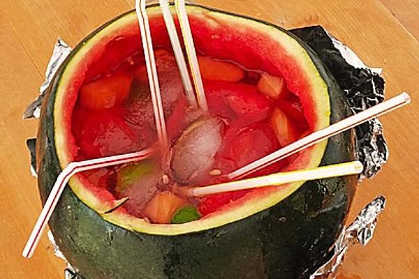 Wine-rum Melon Punch