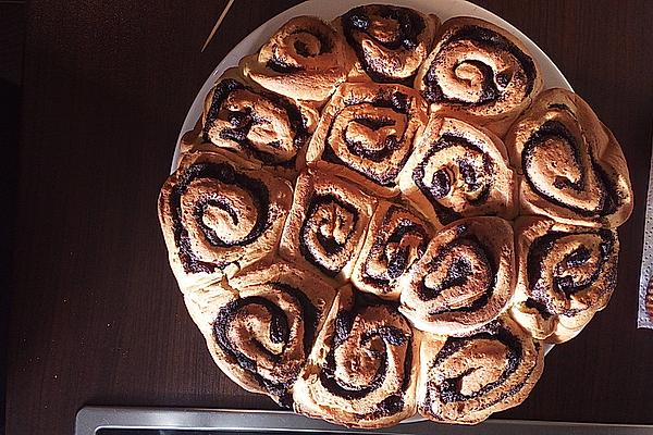 Yeast Cake with Poppy Seeds and Cranberries