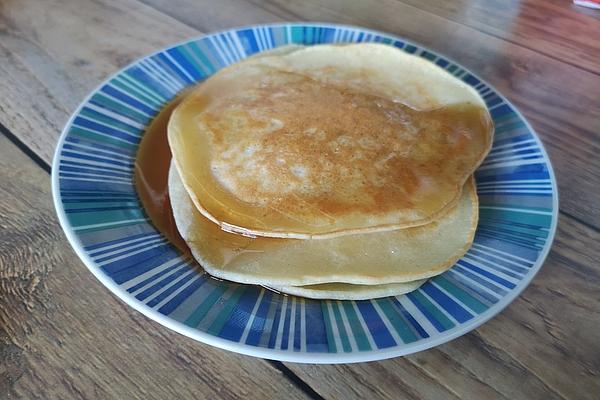 Yeast Pancakes with Butter Scotch