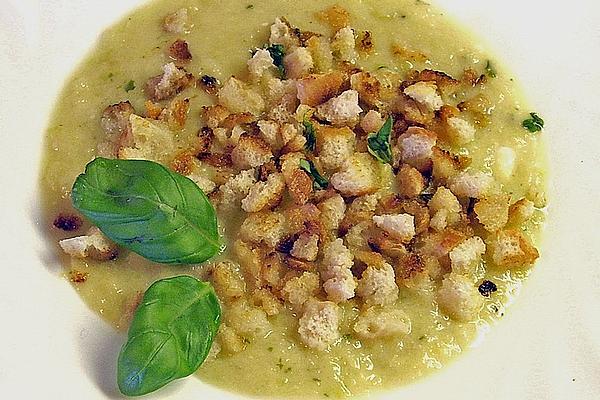 Zucchini – Basil – Cream Soup