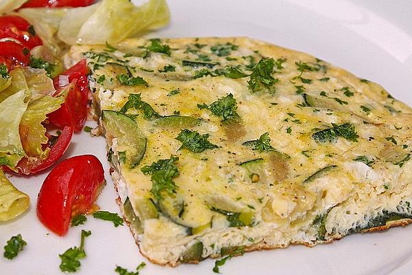 Zucchini – Omelette with Cheese