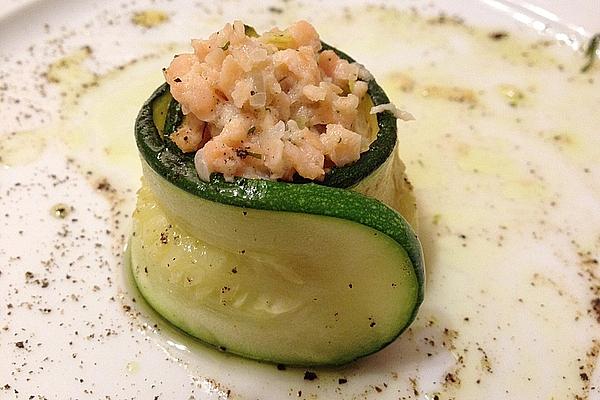 Zucchini – Smoked Salmon – Rolls