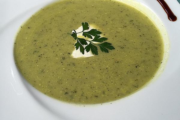 Zucchini Soup with Cheese