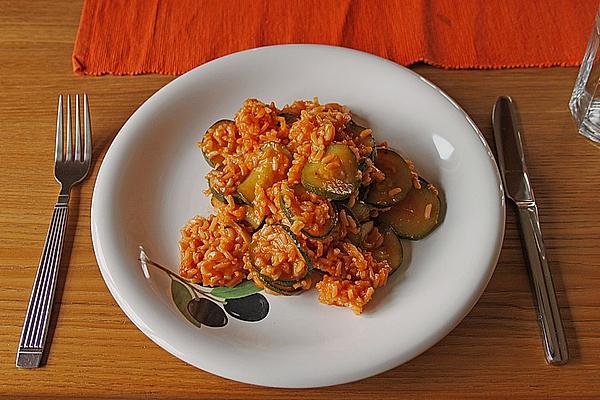 Zucchini – Tomato Rice