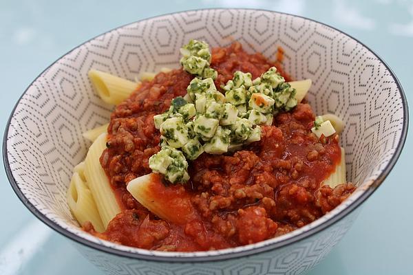 7-minute Tomato Sauce with Feta Cheese with Pasta