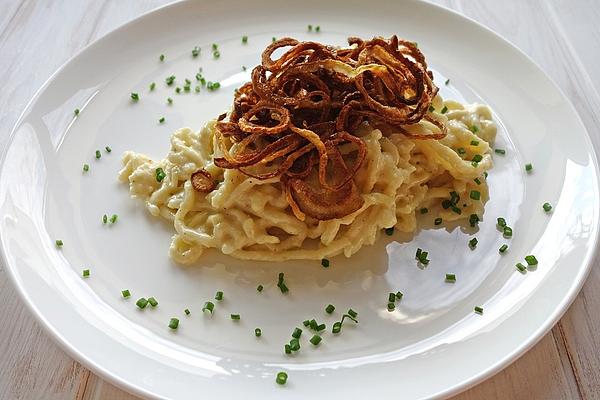 Allgäu Cheese Spaetzle with Onions