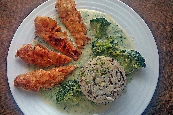 Almond Chicken Fillet with Broccoli