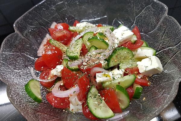 Almost Greek Farmer`s Salad
