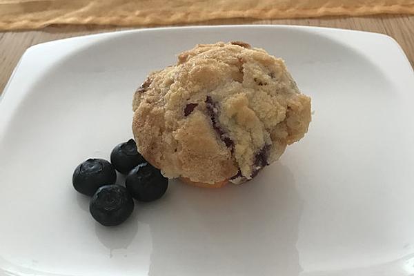 American Blueberry Muffins with Cinnamon Crust