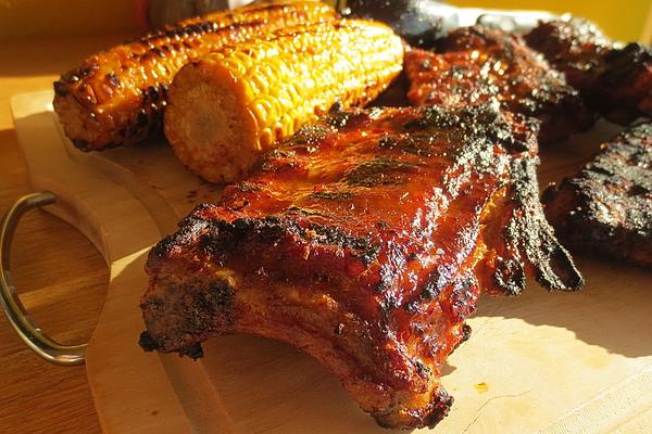 Andis Spare Ribs from Smoker