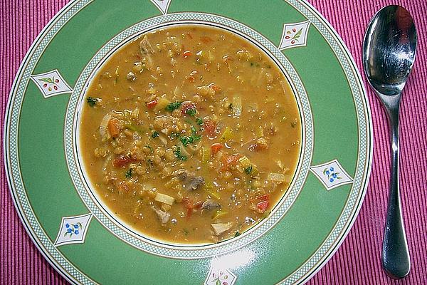 Anglo – Indian Curry – Lentil Soup