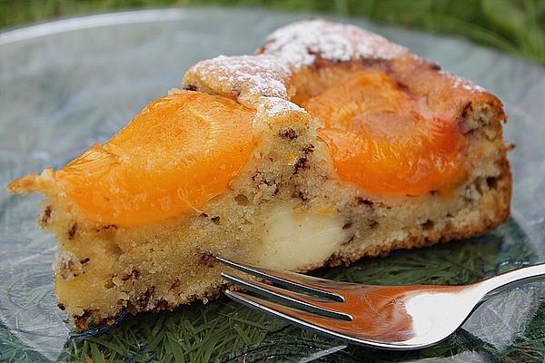 Ant Apricot Cake with Pudding Filling