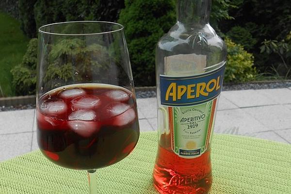 Aperol with Cassis