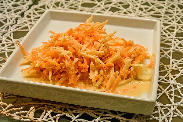 Apple and Carrot Salad with Fresh Ginger