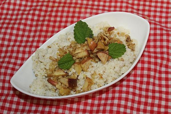 Apple and Cinnamon Porridge with Millet