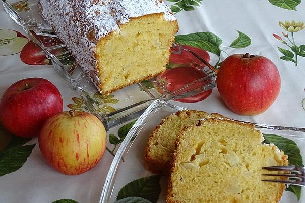 Apple and Eggnog Box Cake