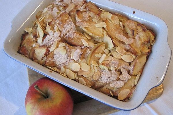 Apple Casserole with Almond Top