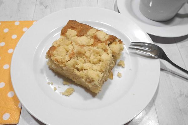 Apple Crumble Cake with Calvados