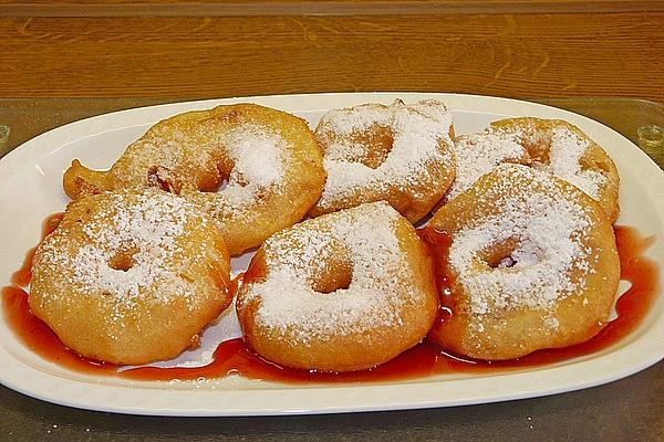Apple Fritters in Beer Batter