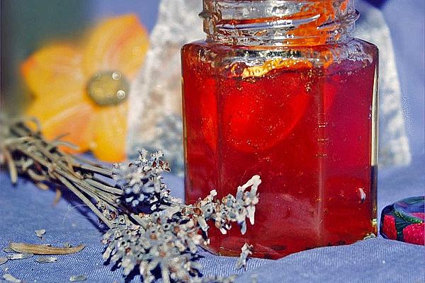 Apple Jelly with Lavender Flowers