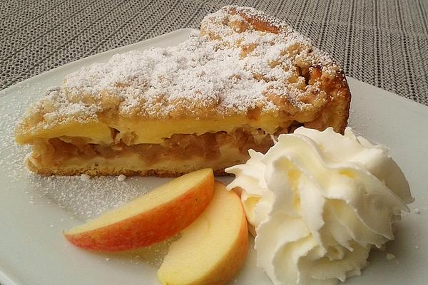 Apple Pie with Pudding and Sprinkles