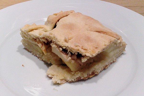 Apple Pie with Shortcrust Topping