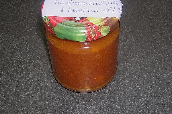 Apricot Jam with Marzipan Pieces