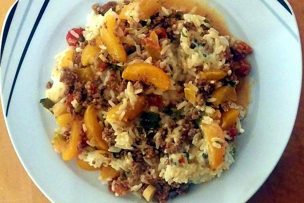 Apricots – Minced Meat – Saucepan