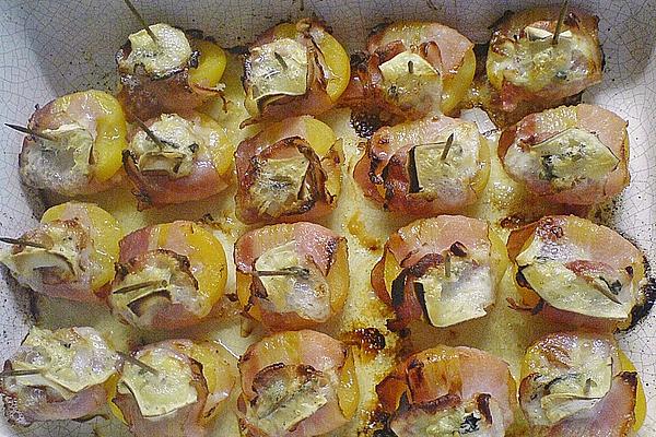 Apricots Wrapped in Bacon
