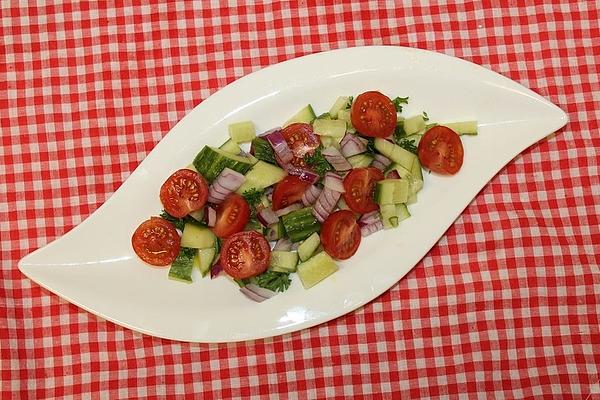 Arabic Tomato and Cucumber Salad