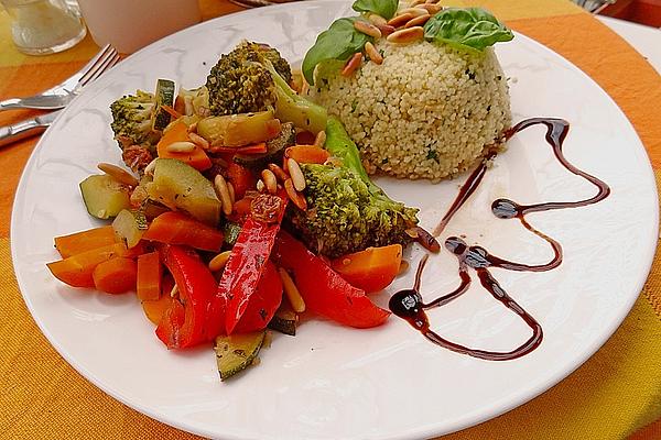 Aromatic Stir-fry Vegetables with Couscous