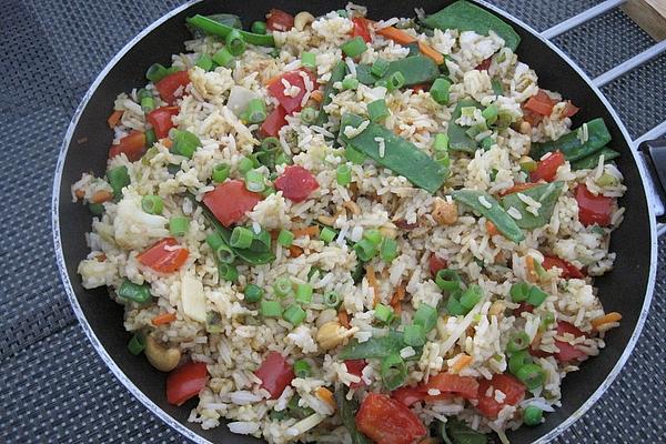 Asia Fried Rice – Basic Vegetarian Recipe