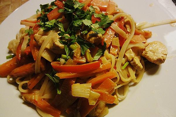 Asia – Noodles with Chicken Breast