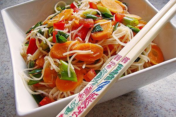 Asian Glass Noodle Salad Sweet and Sour