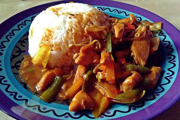 Asian Stir-fry Vegetables with Rice