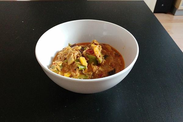 Asian Tuna Curry Coconut Pan