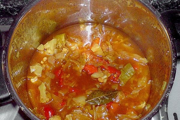 Asian White Cabbage Soup
