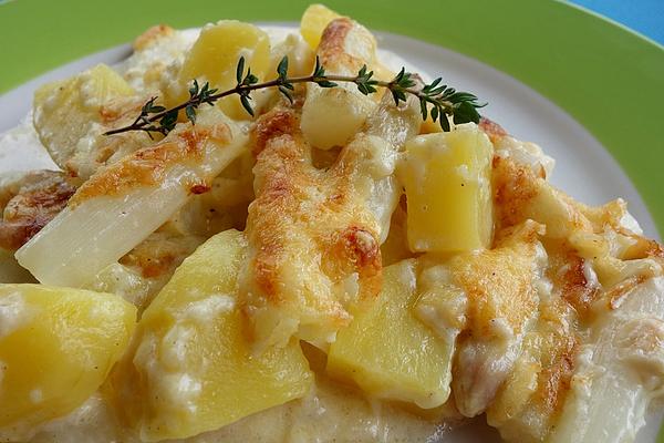 Asparagus and Potato Bake