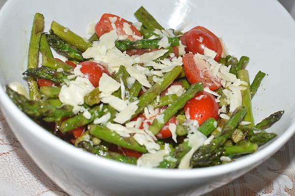 Asparagus and Tomato Salad with Parmesan