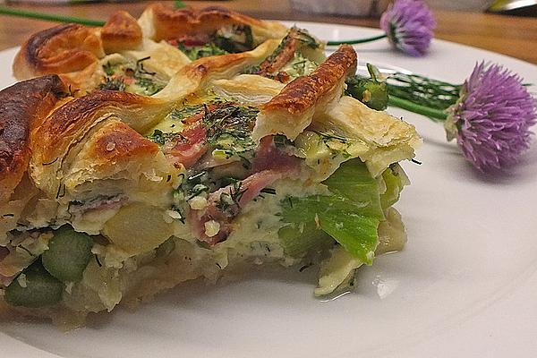 Asparagus Casserole in Puff Pastry