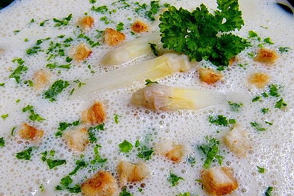 Asparagus Foam Soup
