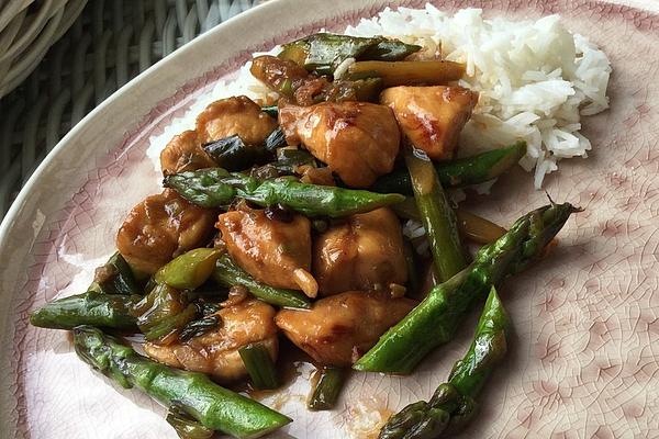 Asparagus La Chinoise with Chicken Breast