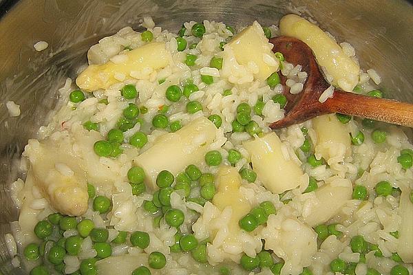 Asparagus Risotto with Peas