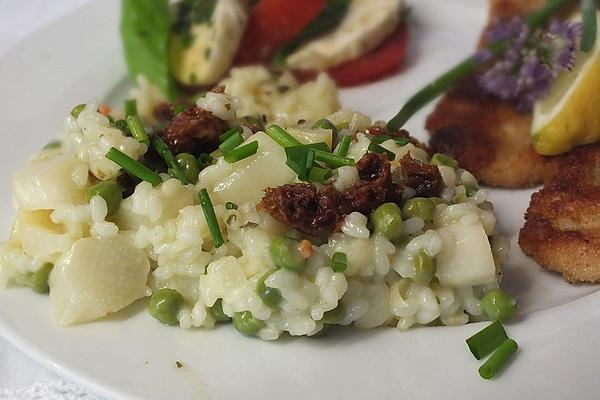 Asparagus Risotto with Sun-dried Tomatoes