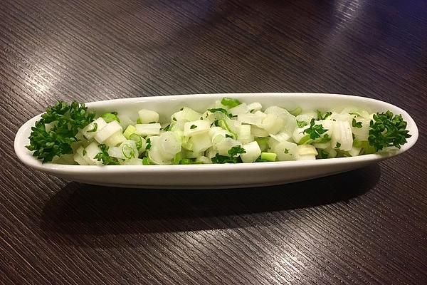 Asparagus Salad Made from Raw Asparagus