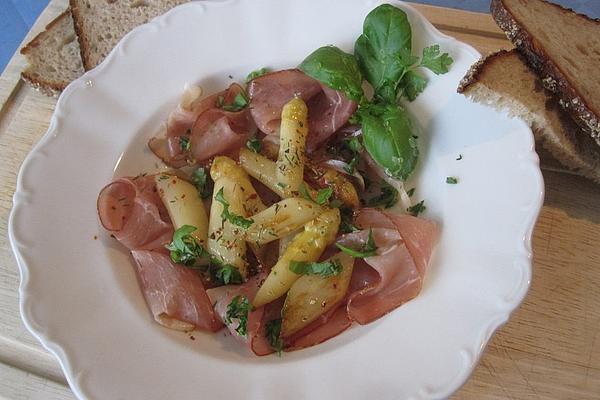 Asparagus Salad with Ham