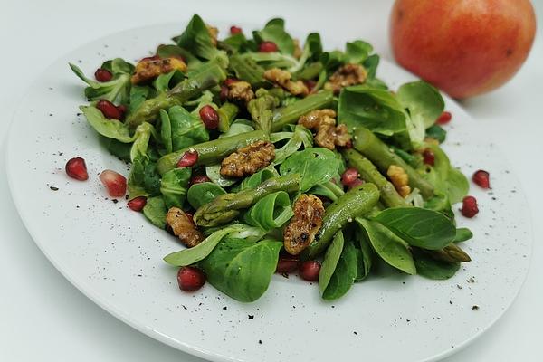 Asparagus Salad with Pomegranate Dressing