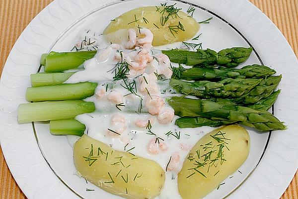 Asparagus with Crab Sauce